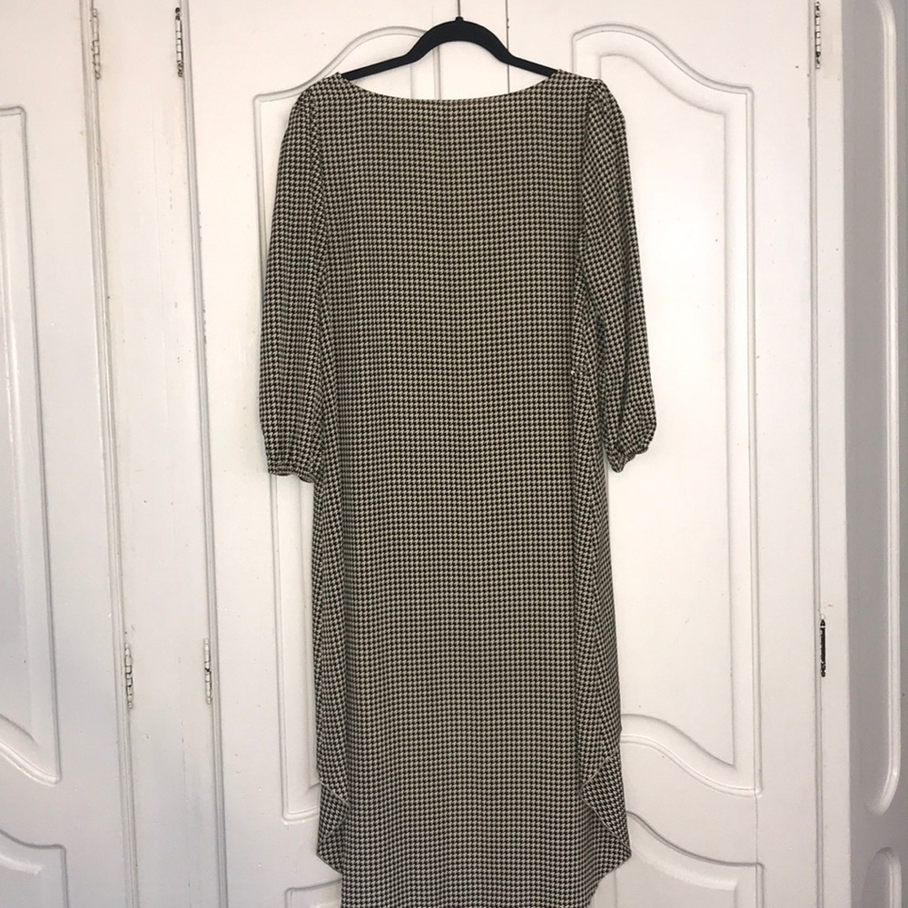 Houndstooth High-Low Dress❤️ - Picture 5 of 6